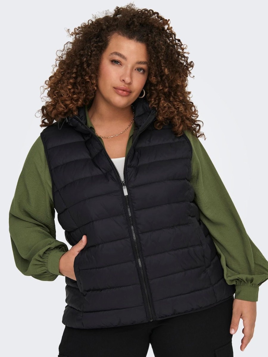 Overdele ONLY CARMAKOMA | Carnew Tahoe Hood Waistcoat