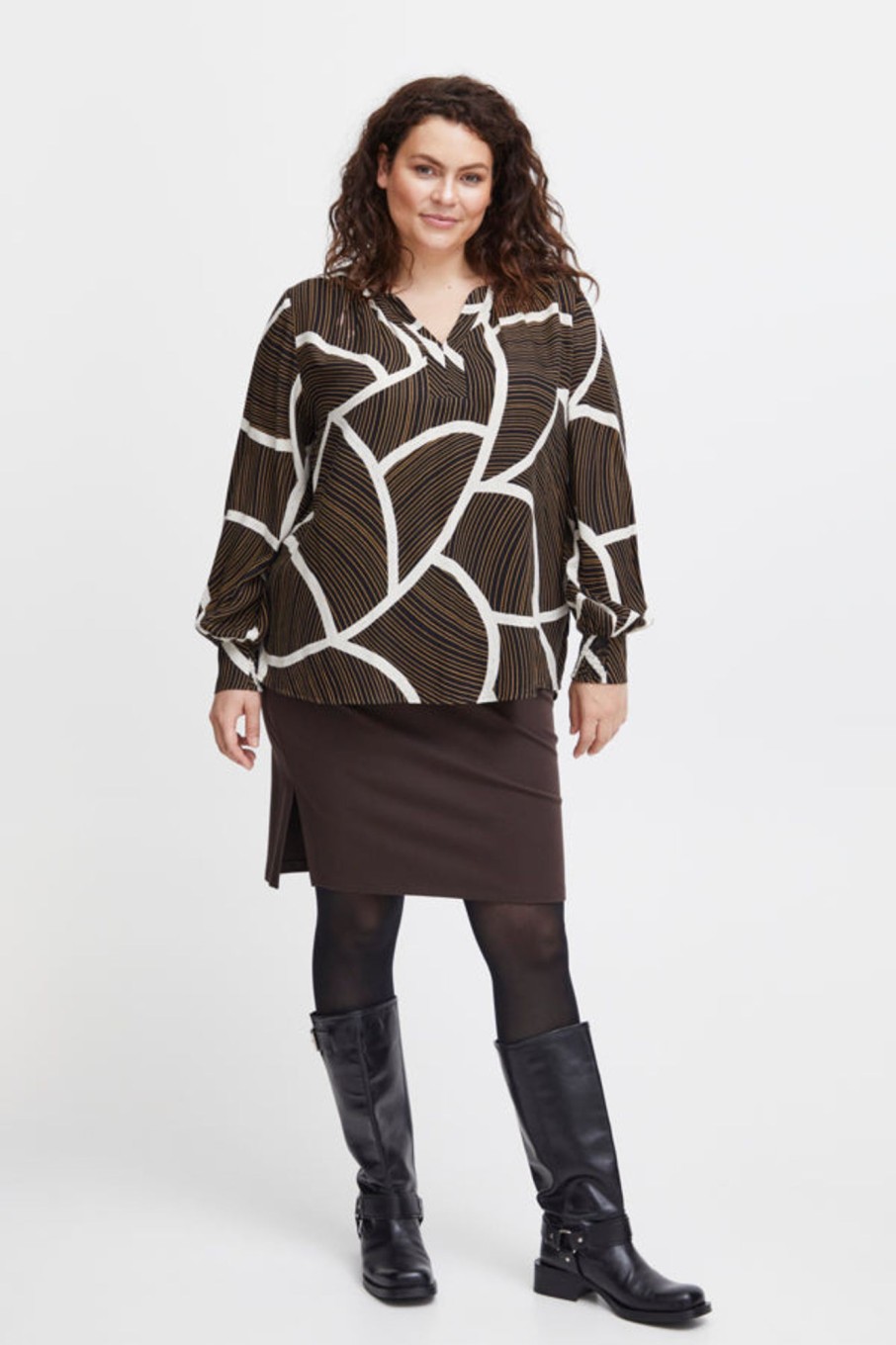 Overdele Fransa Plus Size Selection | Fpgita Blouse 1