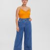 Underdele Vero Moda Curve | Vmkathy Wide Fold Up Jeans