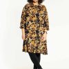 Overdele Studio | Stjulia Dress Black With Camel Clouds