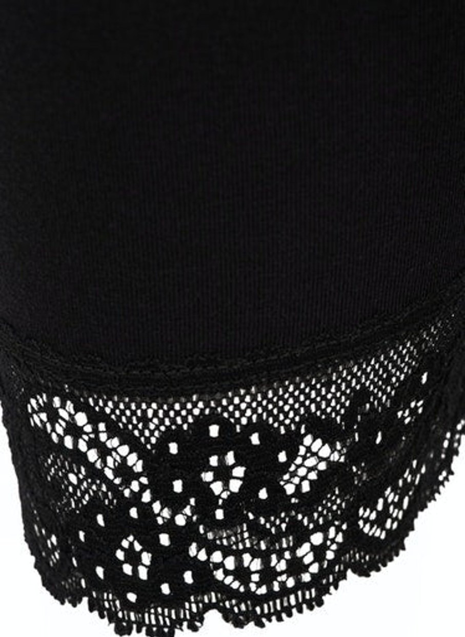 Andet ZIZZI | Zileggings - 3/4 - Lace Black