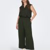 Underdele Only Carmakoma | Carleslie Life Crop Wide Pant Wvn