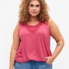 Overdele ZIZZI | Zicamel - S/L - Lace Top