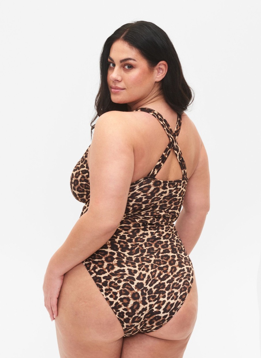 Andet ZIZZI | Zisniel - Swimsuit - Aop Leopard Print