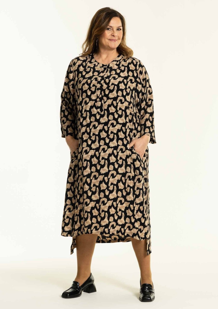 Overdele Gozzip Woman | Goannica Dress Black Beige