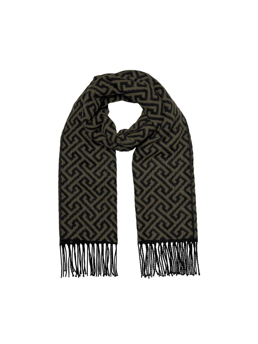 Andet Vero Moda Curve | Vmfonda Scarf Ga Noos Black W. Ivy Green