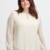 Overdele Fransa Plus Size Selection | Fppleats Blouse