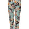 Underdele ONLY CARMAKOMA | Carsolar Wide Pants Aop Aquifer Solarflower