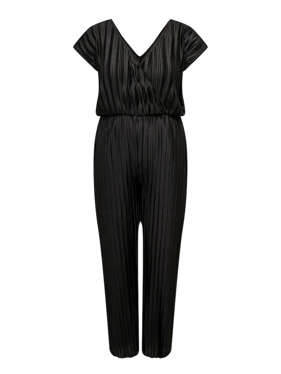 Andet Only Carmakoma | Carelema S/L Jumpsuit Jrs Black