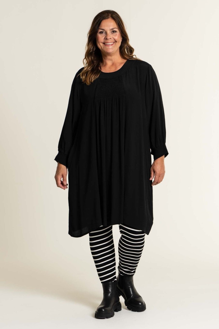 Overdele Gozzip | Goanneli Tunic Black