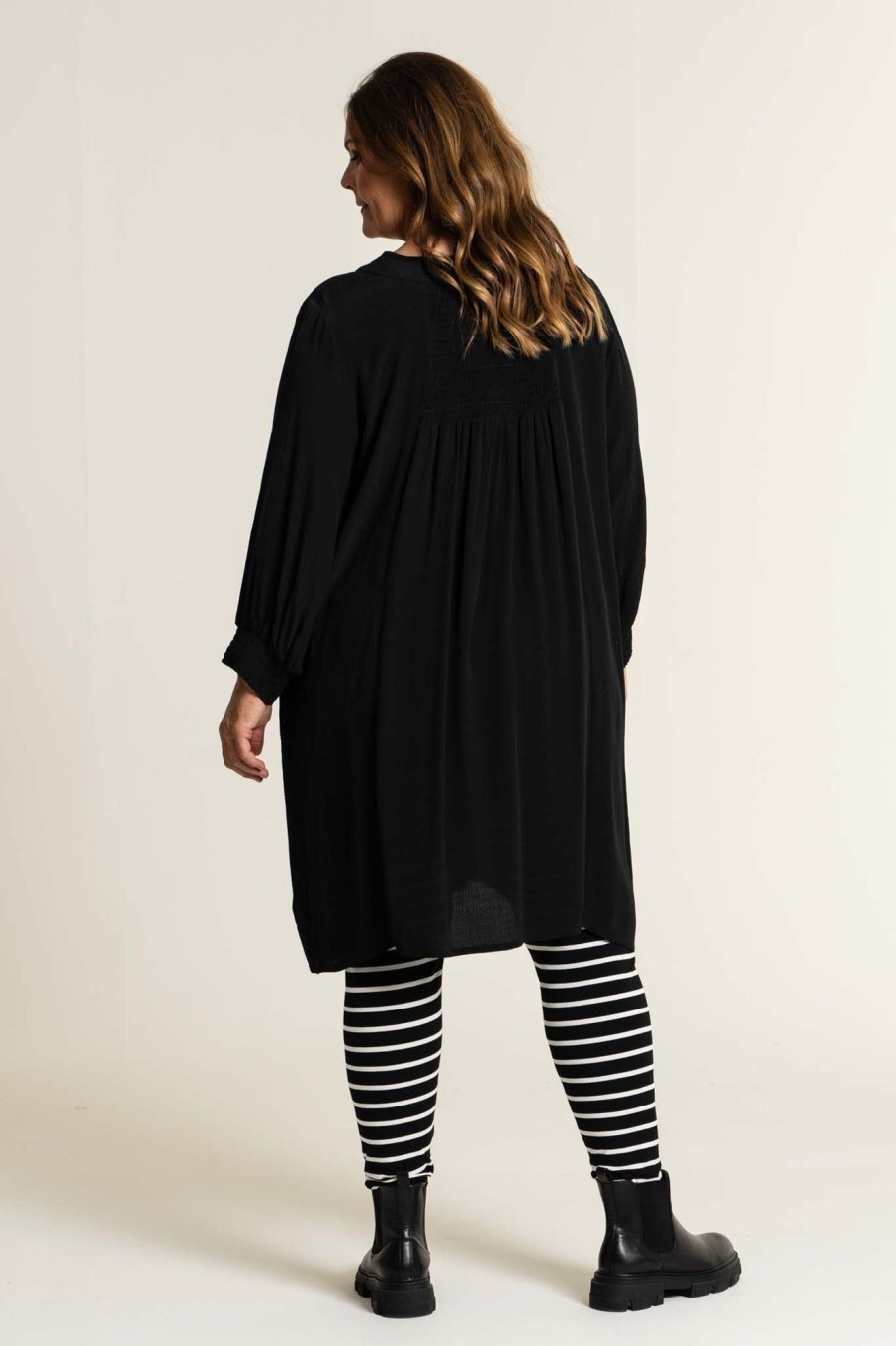 Overdele Gozzip | Goanneli Tunic Black