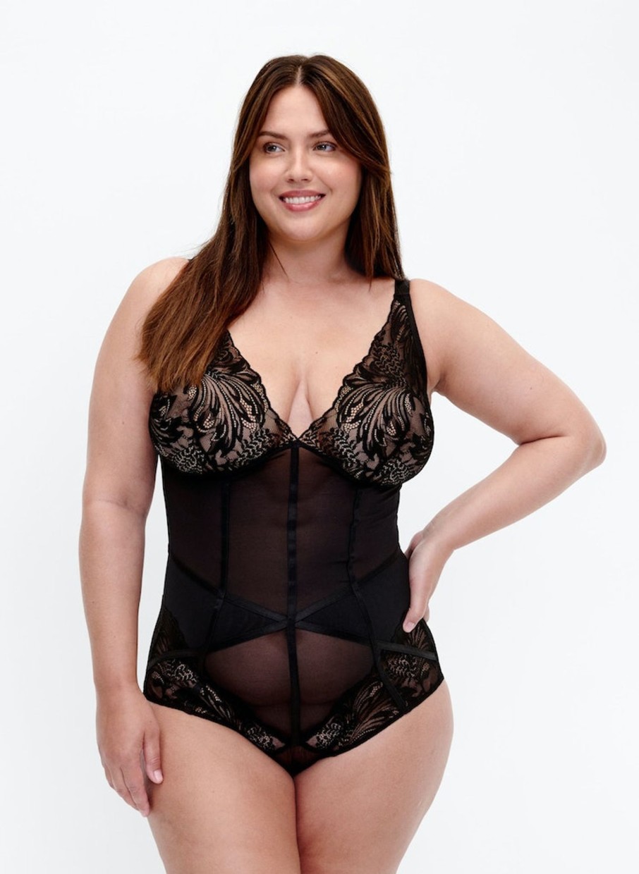 Andet ZIZZI | Zicaviola - Bodystocking Black