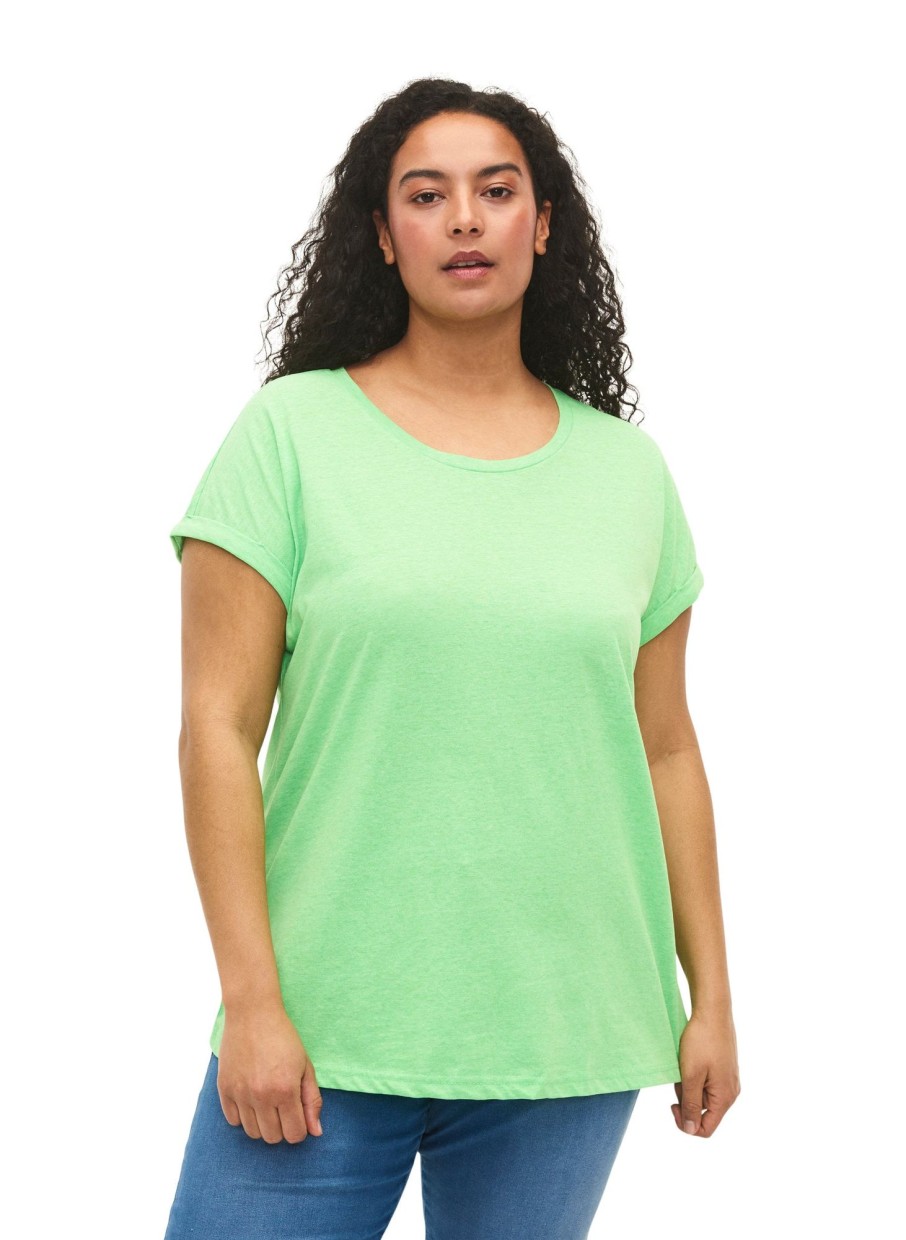 Overdele Zizzi | Zimkatja Neon T-Shirt