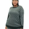 Andet ZIZZI | Zimannie - L/S - Ski Pullover Deep Lake Comb