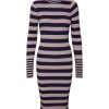 Overdele Vero Moda Curve | Vmcmaxine Ls Rollneck Calf Dress Toadstool W. Astral Aura