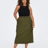 Underdele ONLY CARMAKOMA | Carjose Cargo Skirt Otw