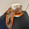 Andet Bæltekompagniet | Bk Orange Paisley Scarf