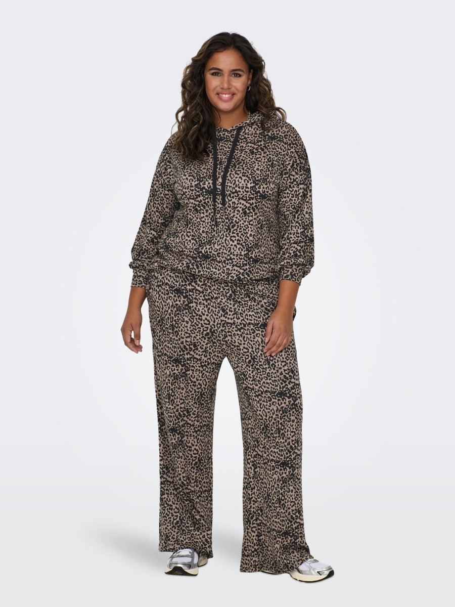 Underdele Only Carmakoma | Caralba Amy Wide Leg Pant Jrs Sand