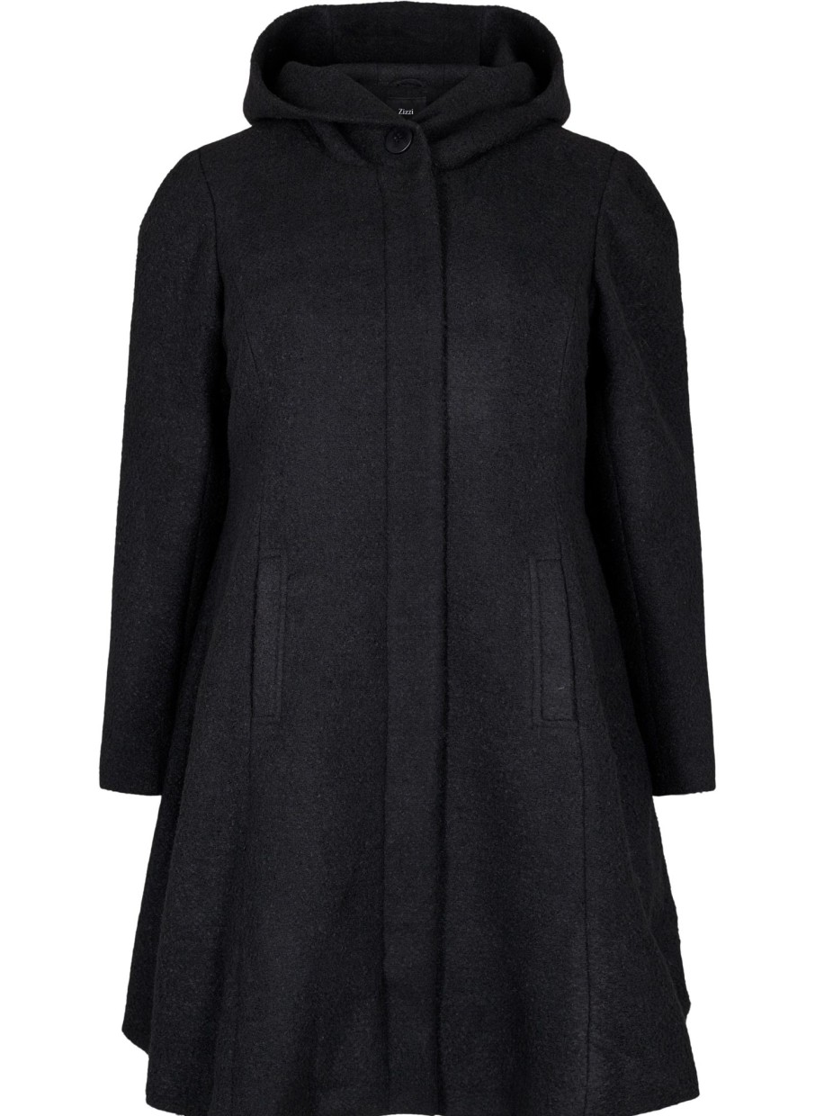 Andet ZIZZI | Mcharlene - L/S - Coat Black