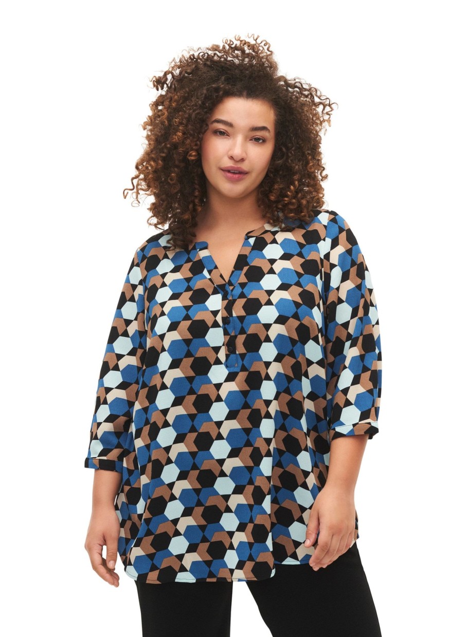 Overdele ZIZZI | Zicaanni - 3/4 - Blouse