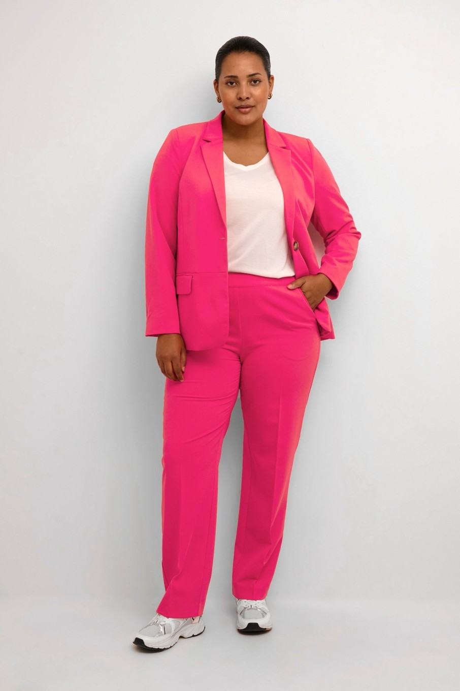 Overdele Kaffe Curve | Kcsakira Blazer Pink