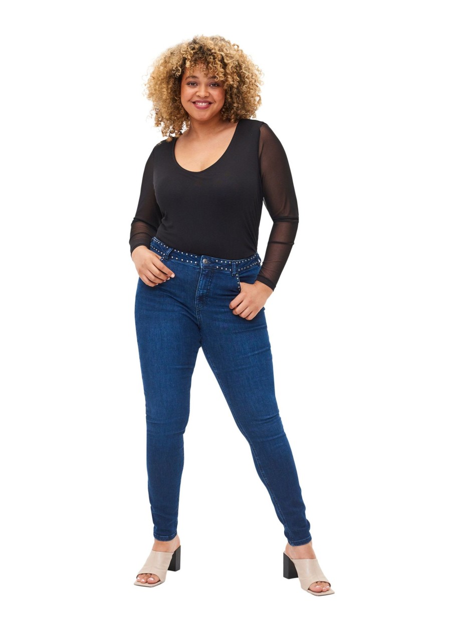 Underdele Zizzi | Zijstud Amy Jeans