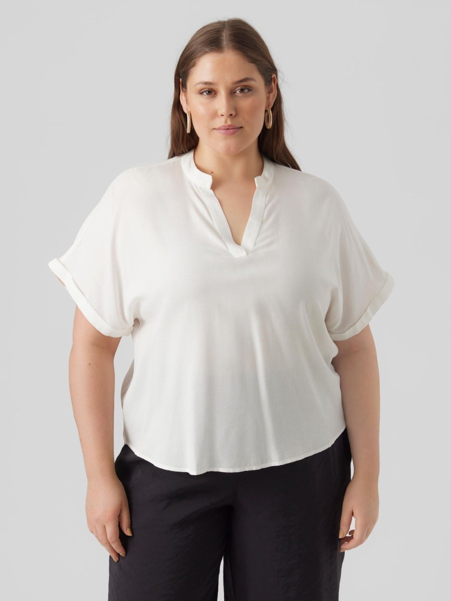 Overdele Vero Moda Curve | Vmbeauty Ss Top Ga Cur Noos