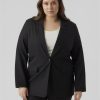 Overdele Vero Moda Curve | Vmzelda Ls Blazer Curve Noos Black