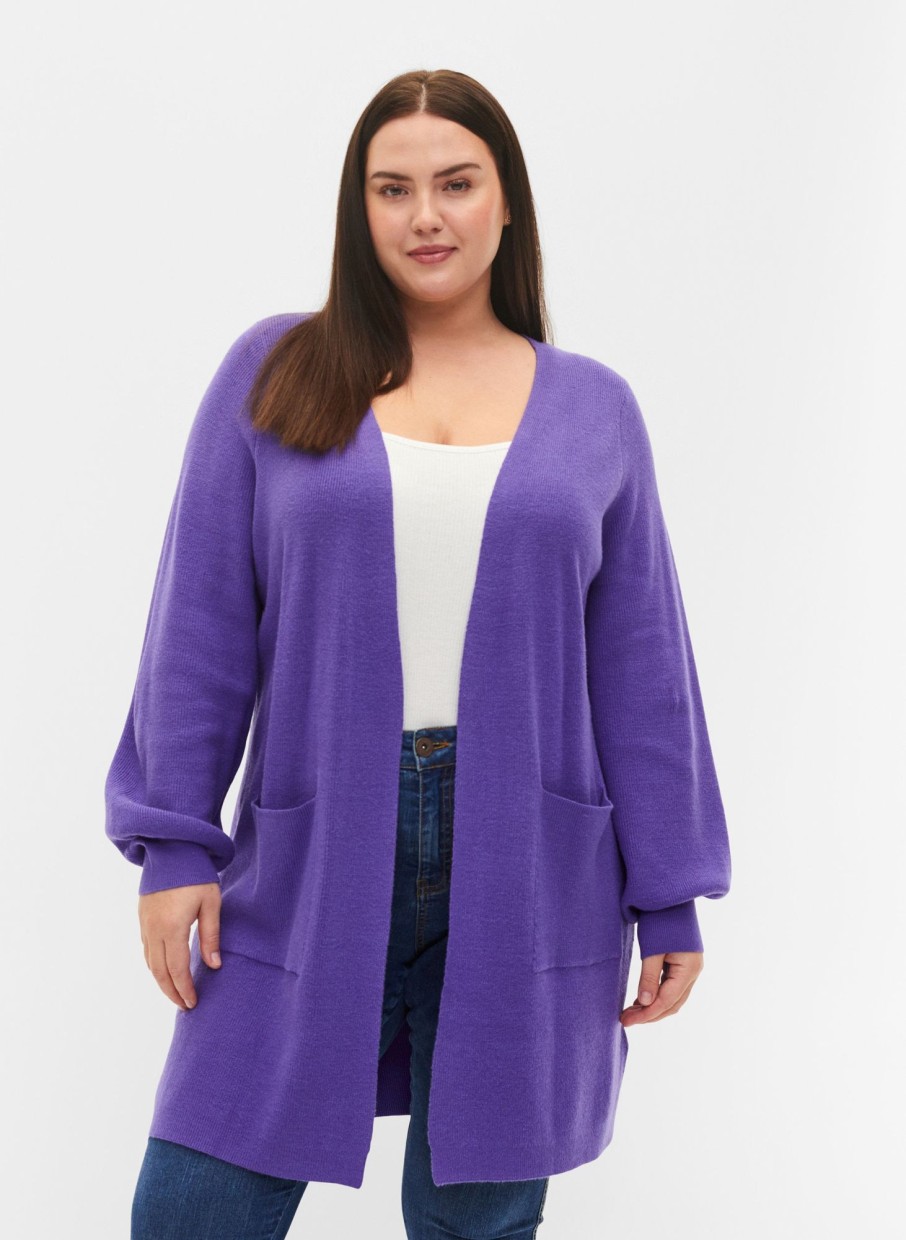 Overdele Zizzi | Zicaella Long Cardigan