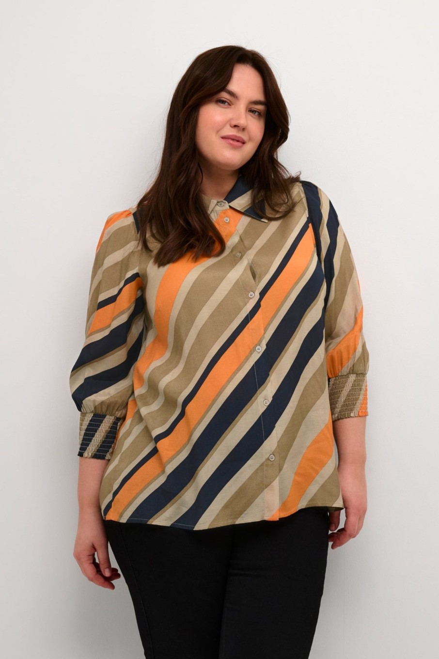 Overdele Kaffe Curve | Kcmarie Shirt