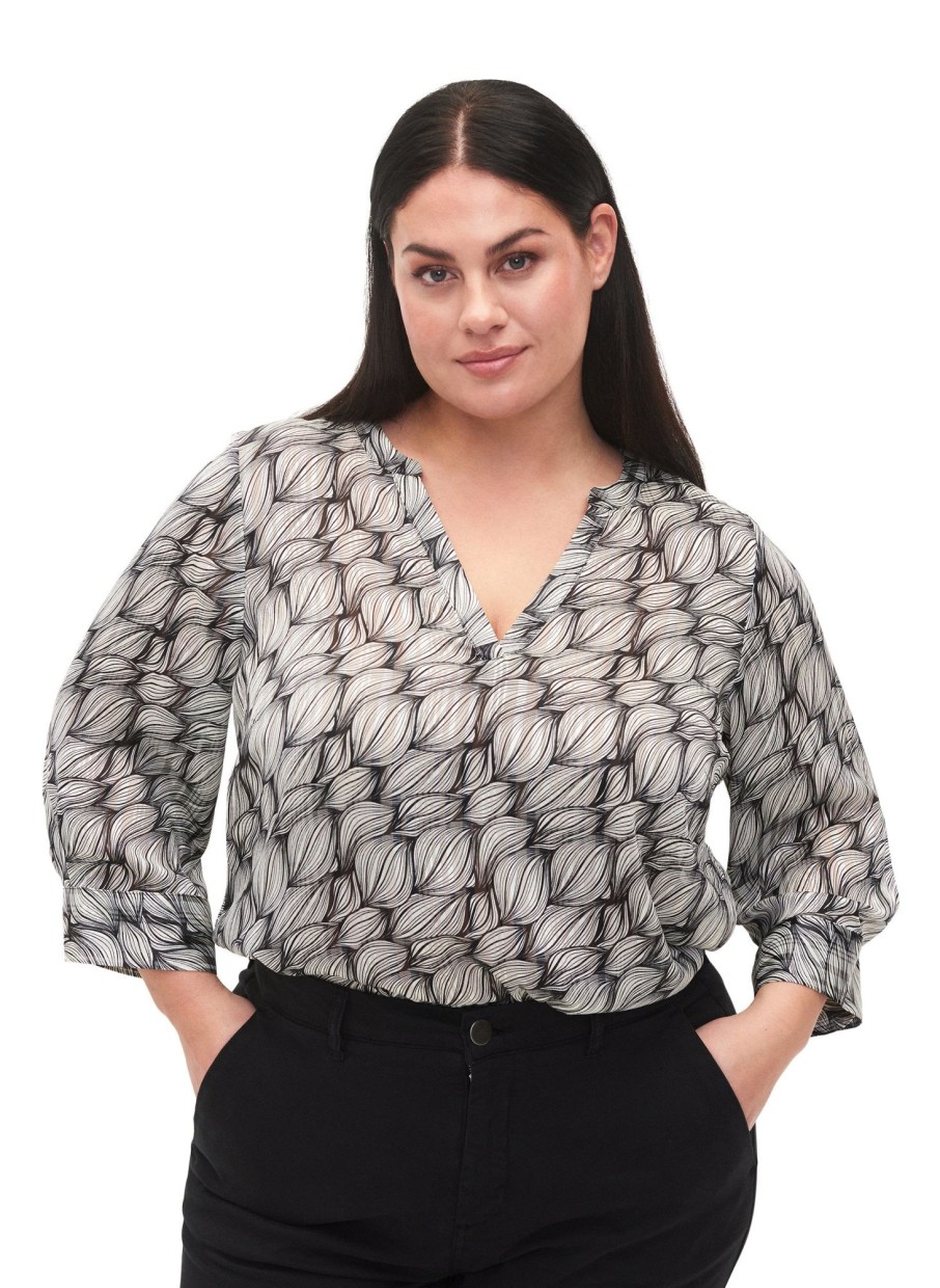 Overdele ZIZZI | Zicalucy - 3/4 - Blouse