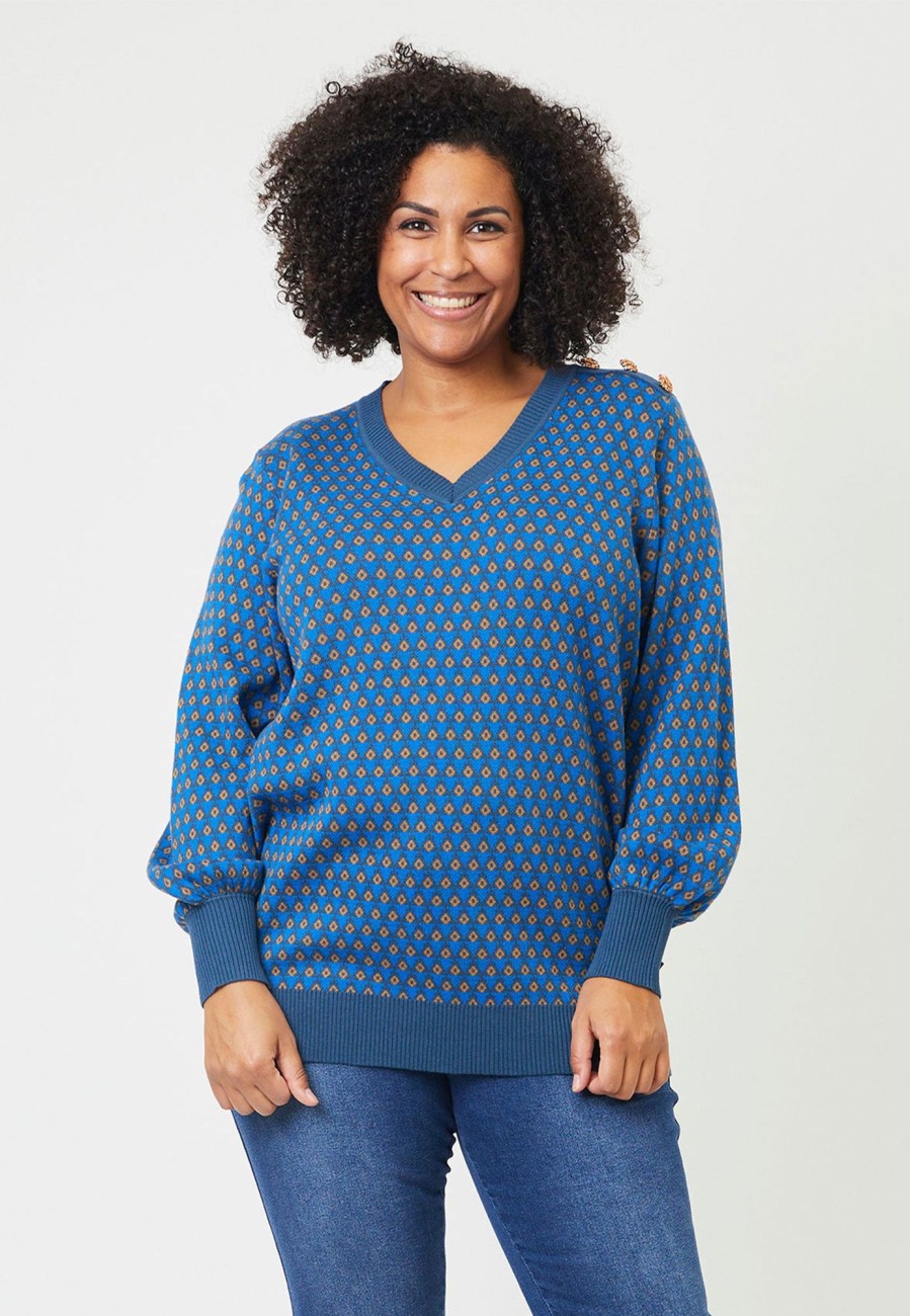 Overdele Adia | Adalma Knit 4709 Dark Peacok