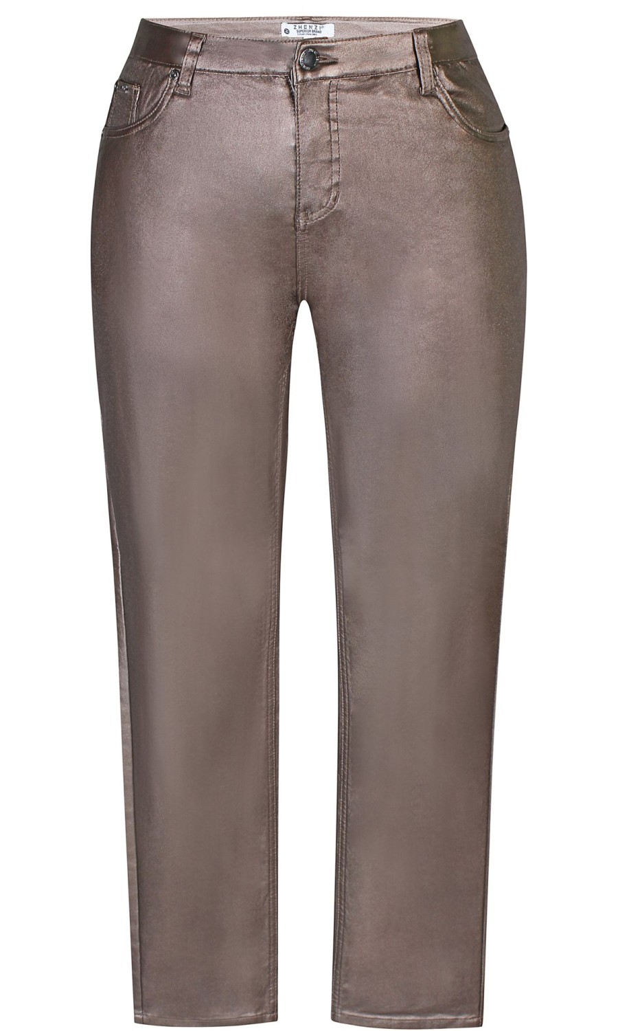 Underdele Zhenzi | Zhstomp Pants - Shiny Chicory Coffee