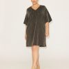 Overdele Vero Moda Curve | Vmcelma 2/4 O-Neck Sh Dress Jrs Btq Cur Black Lurex