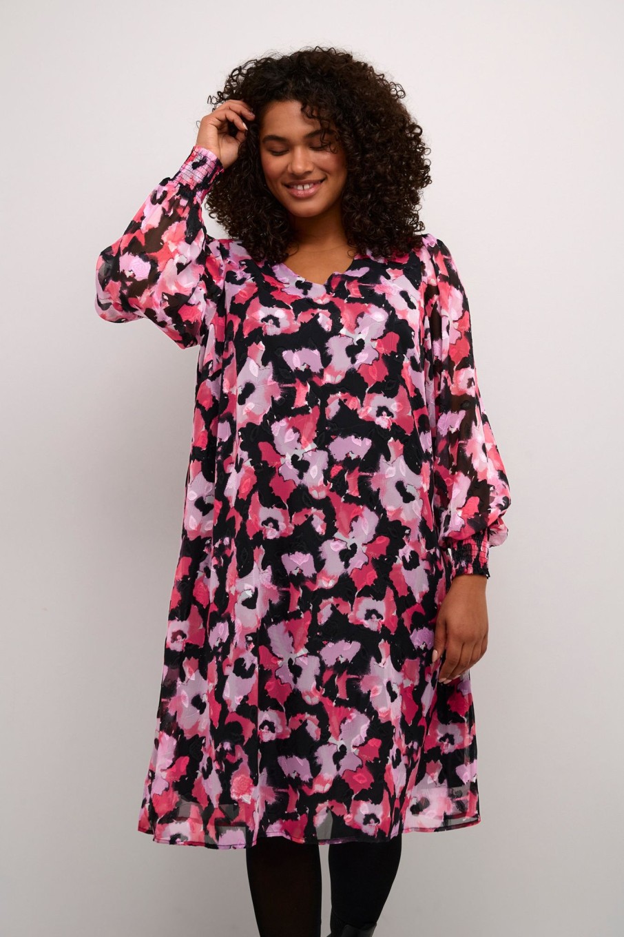 Overdele Kaffe Curve | Kcmiranda Dress Pink