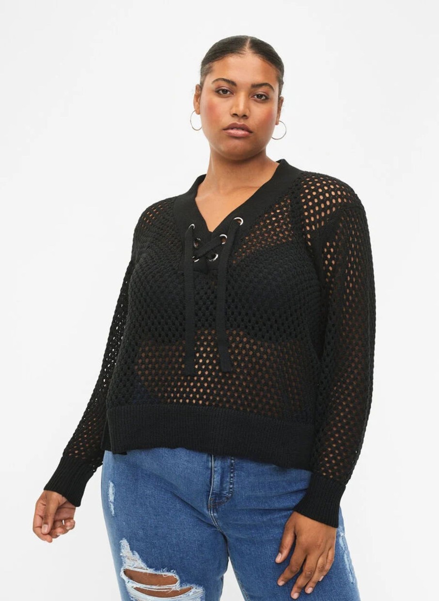 Overdele ZIZZI | Ziblsoul - L/S - Pullover Black