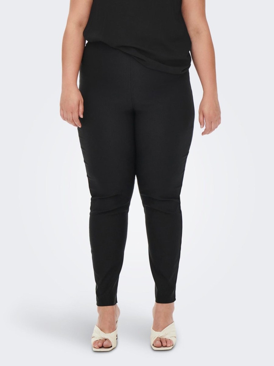 Underdele ONLY CARMAKOMA | Carlila Hw Elastic Legging Noos Black