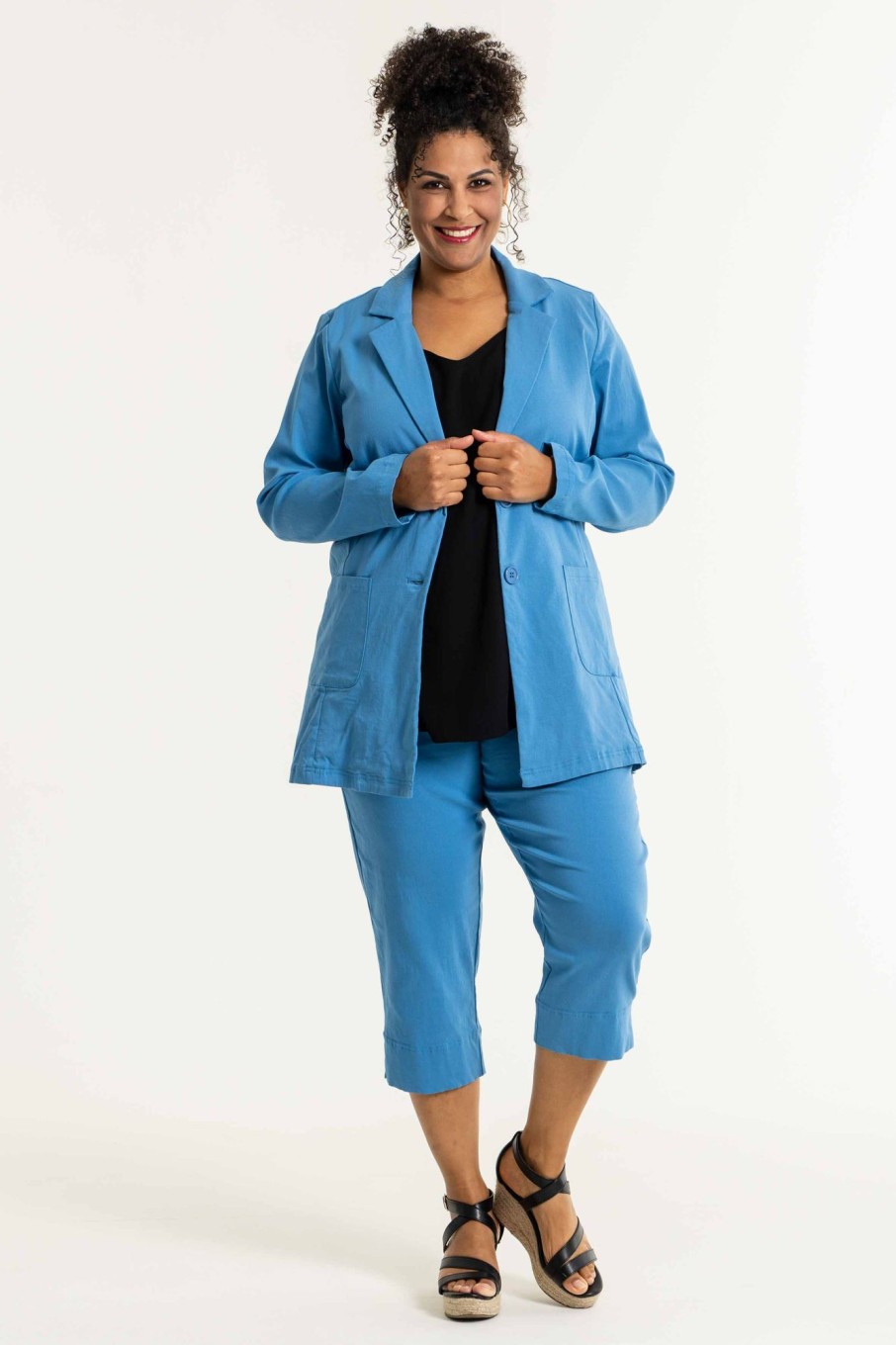 Overdele Studio | Stkirsi Bengalin Jacket Light Blue