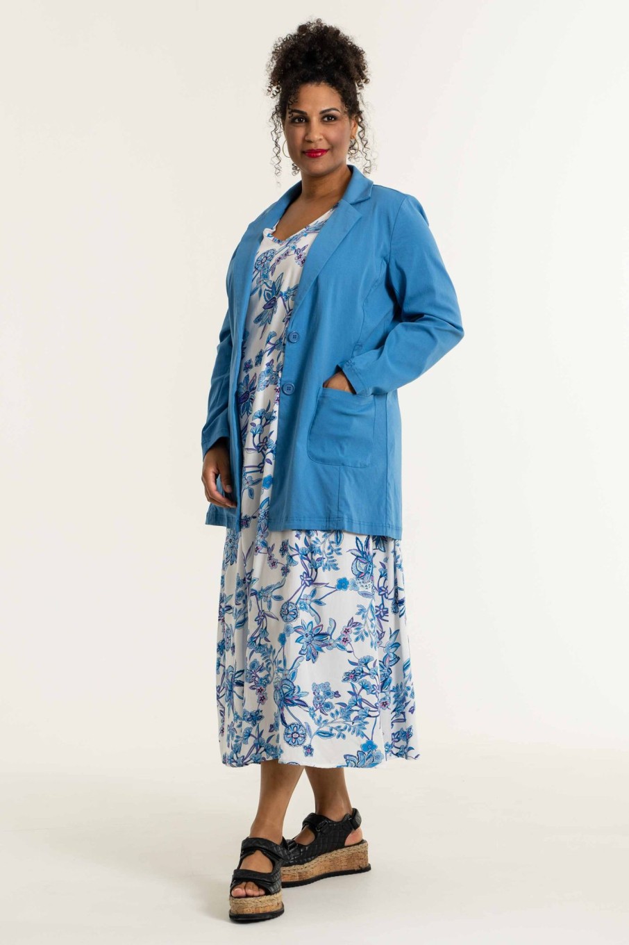 Overdele Studio | Stkirsi Bengalin Jacket Light Blue