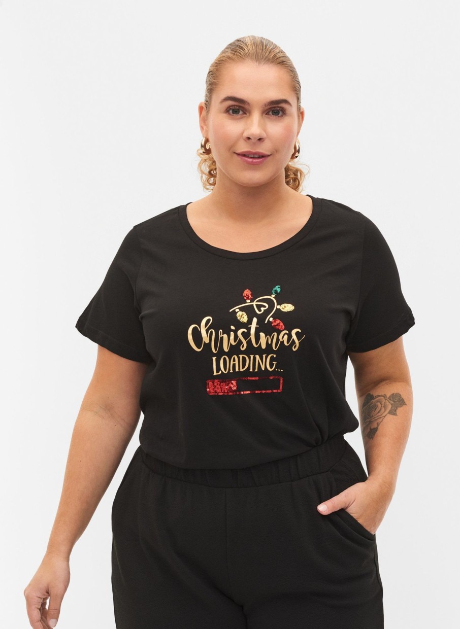 Overdele Zizzi | Zimchristmas T-Shirt