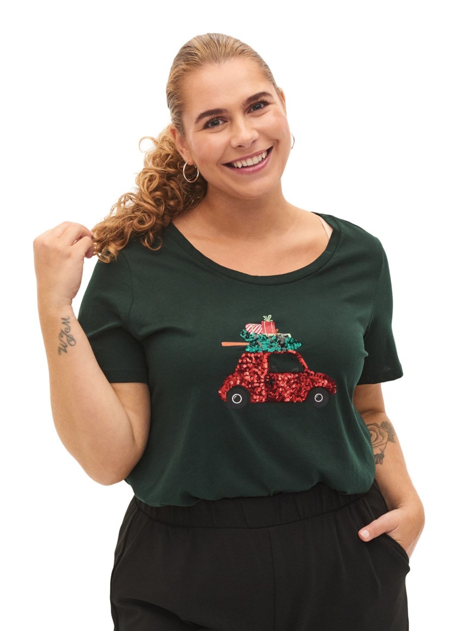 Overdele Zizzi | Zimchristmas T-Shirt