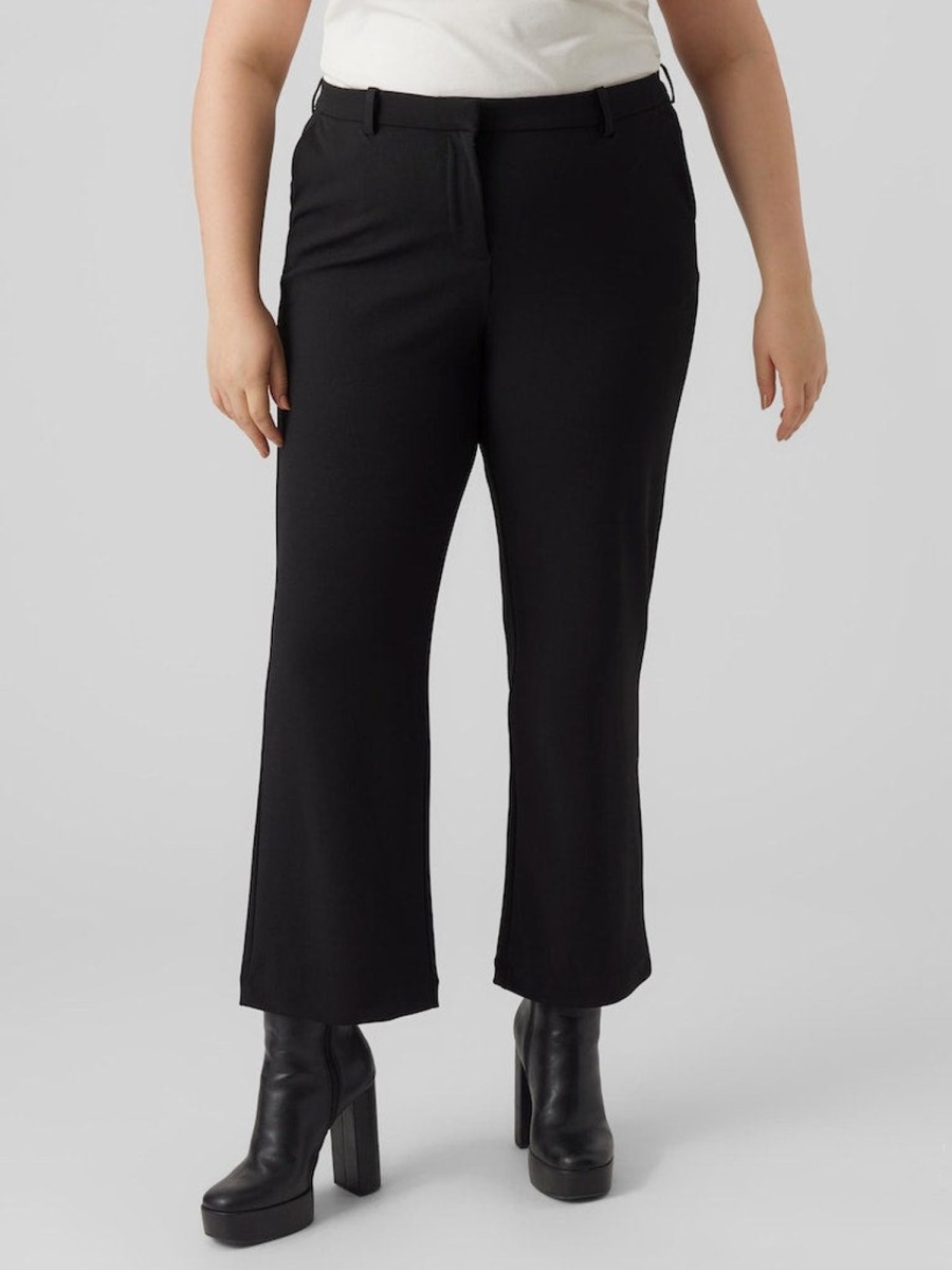 Underdele Vero Moda Curve | Vmczamira Mw Straight Pant Ga Cur Noos Black