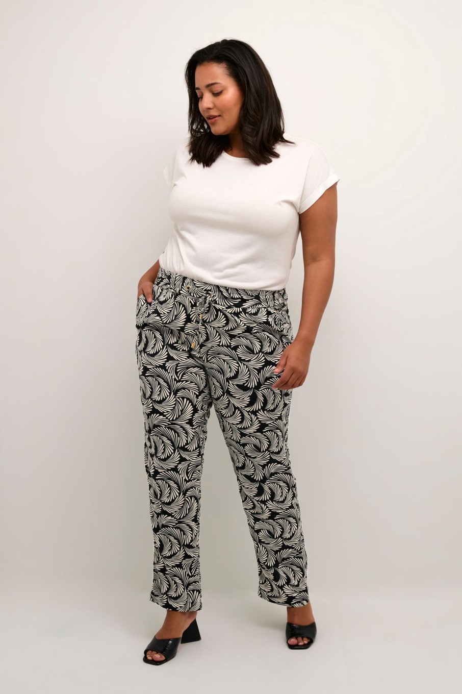 Underdele Kaffe Curve | Kcmirta Wide Pants