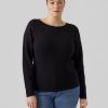 Overdele Vero Moda Curve | Vmgold Needle Boatneck