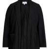 Overdele EVOKED VILA | Vimalinas L/S Blazer/Cur/Bf Black