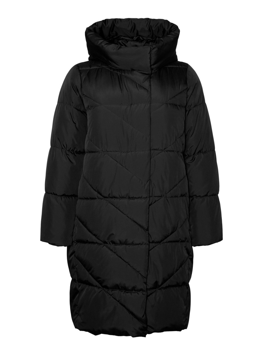 Andet Vero Moda Curve | Vmcligasofie Coat Cur Black