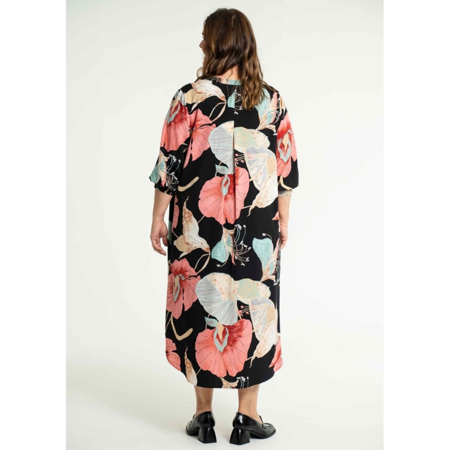 Overdele Gozzip | Govaldis Dress Black Printed