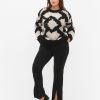 Overdele Zizzi | Zimblake - L/S - Pullover Black Comb