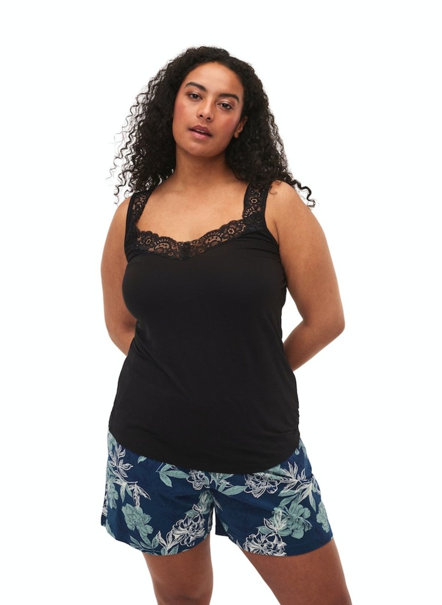 Overdele ZIZZI | Zimcassie - S/L - Top Black