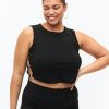 Overdele Zizzi | Zibldanie, S/L, Crop Top